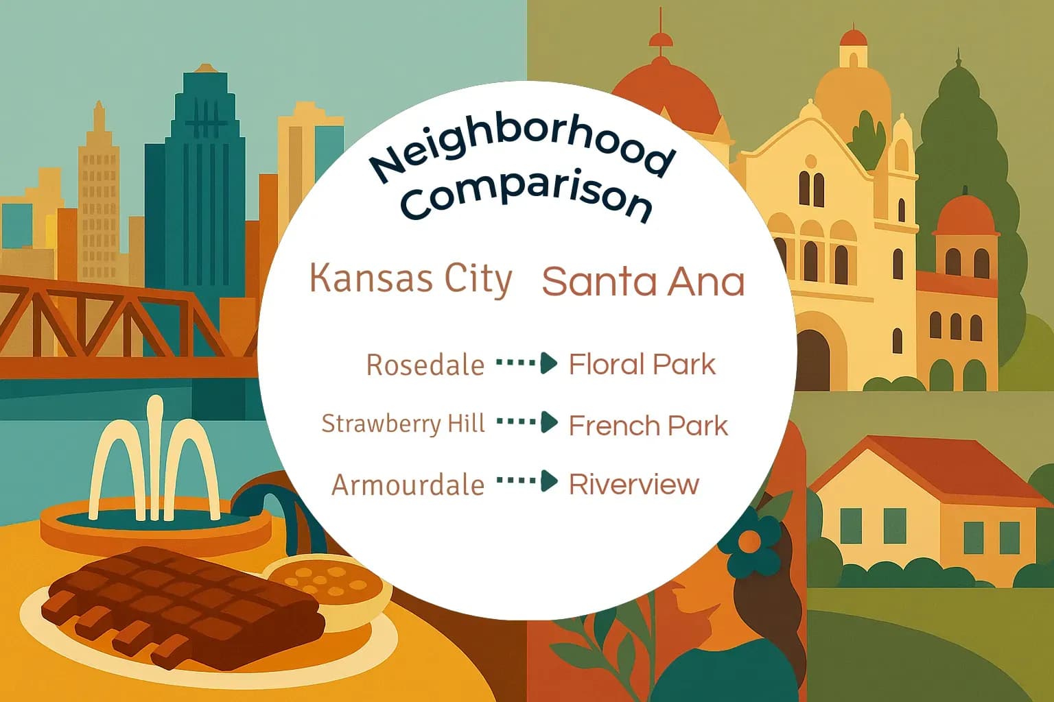 Kansas City vs Santa Ana Neighborhood Comparison