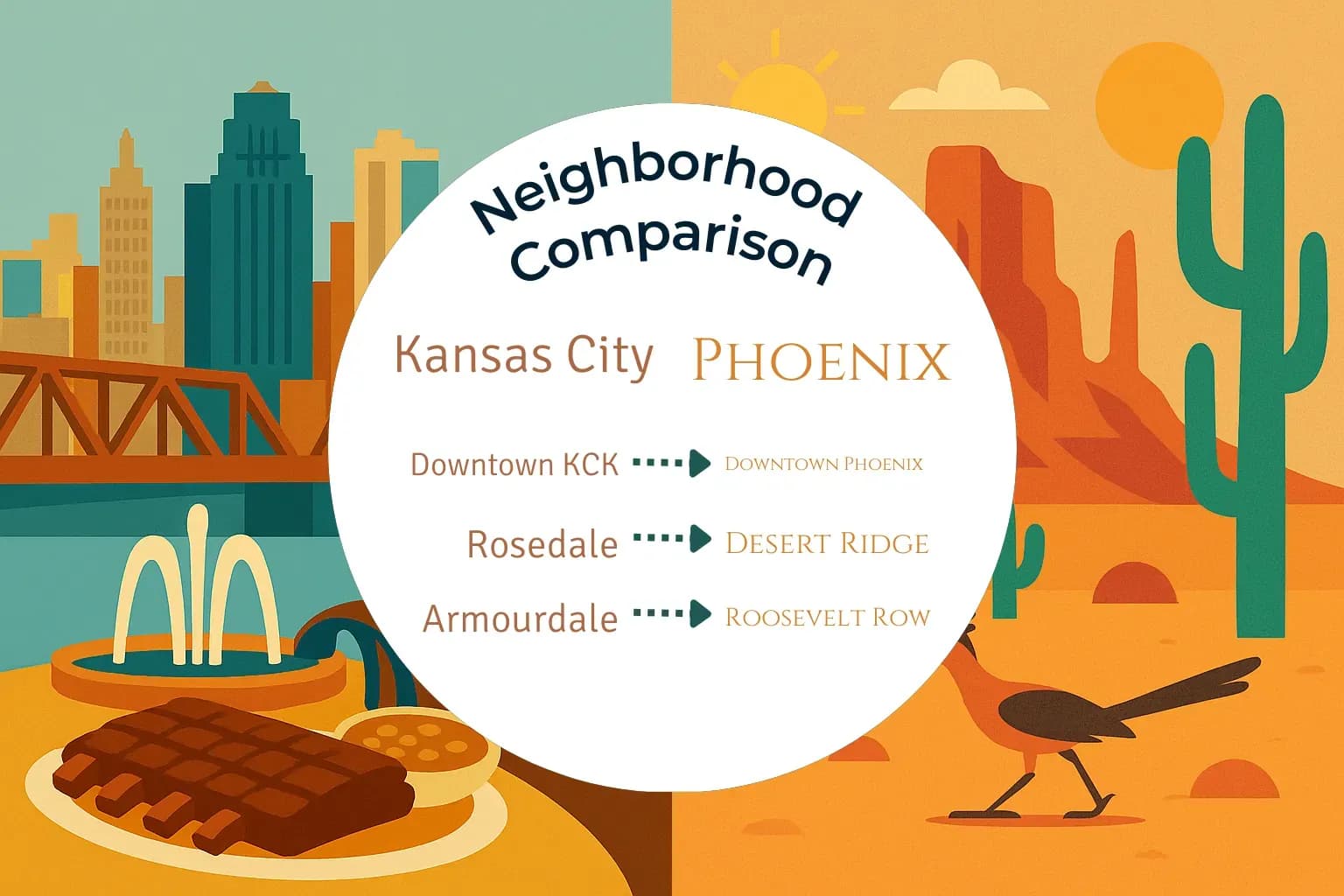 Kansas City vs Phoenix Neighborhood Comparison