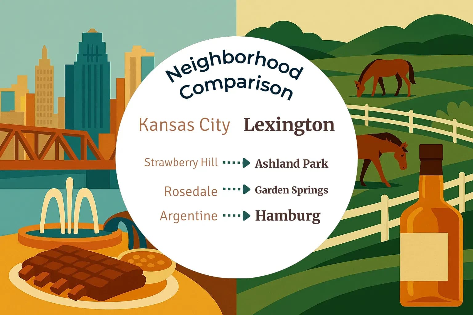 Kansas City vs Lexington Neighborhood Comparison