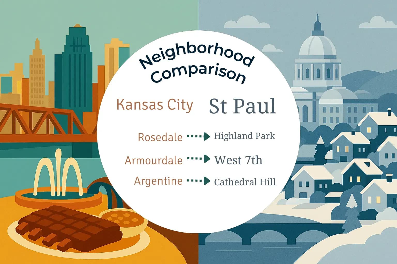 Kansas City vs St. Paul Neighborhood Comparison