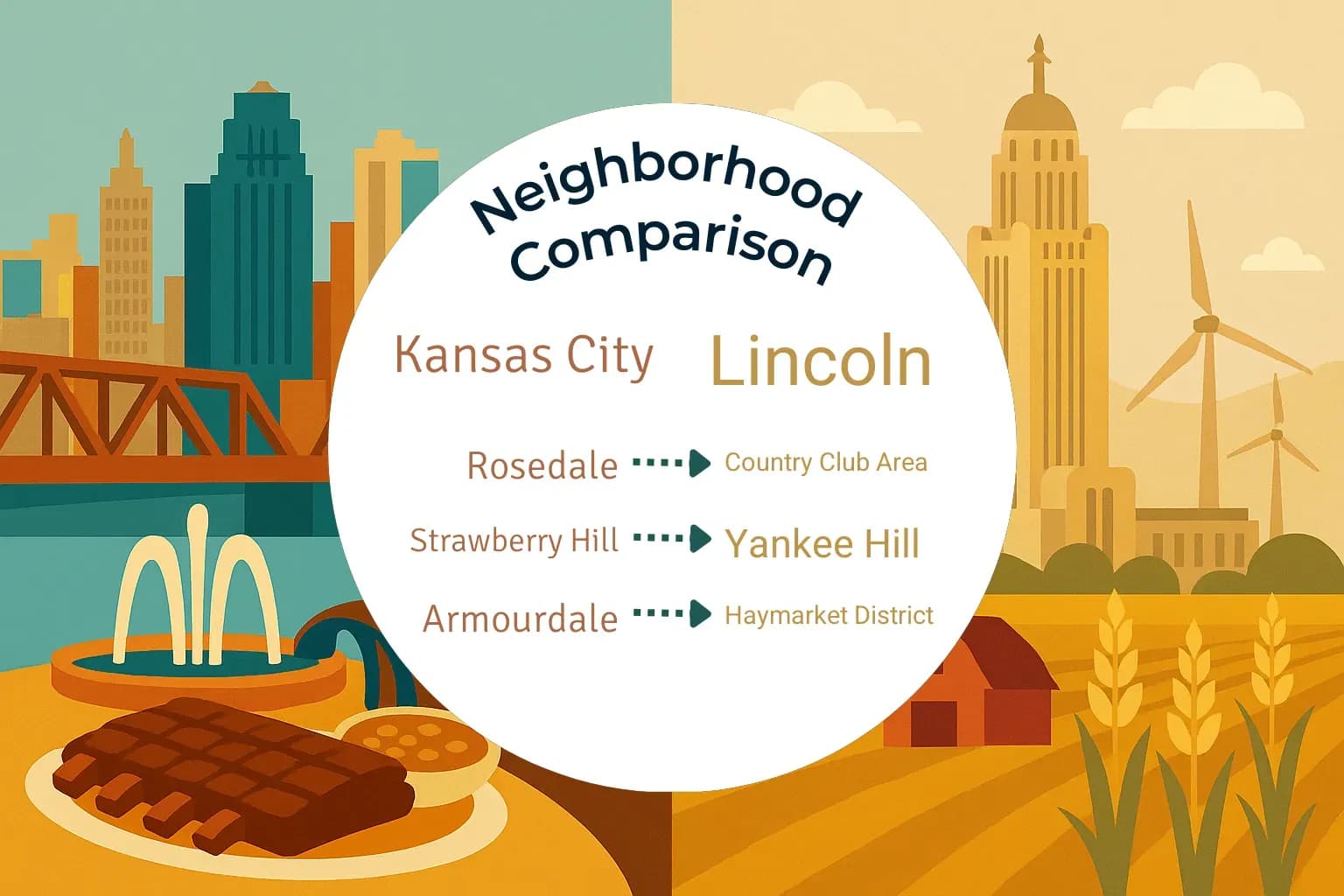Kansas City vs Lincoln Neighborhood Comparison