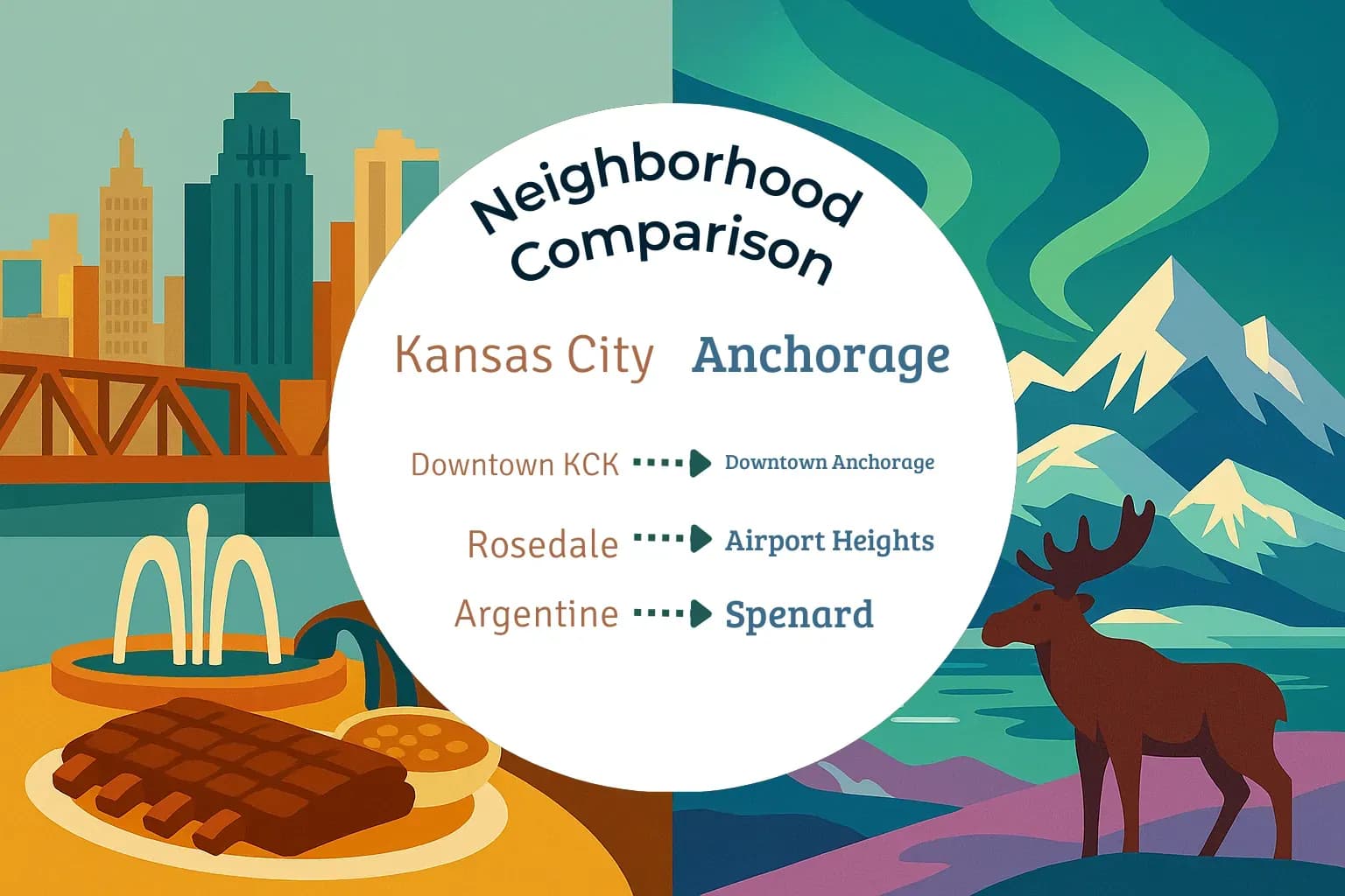 Kansas City vs Anchorage Neighborhood Comparison
