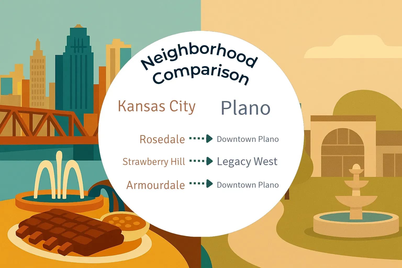 Kansas City vs Plano Neighborhood Comparison