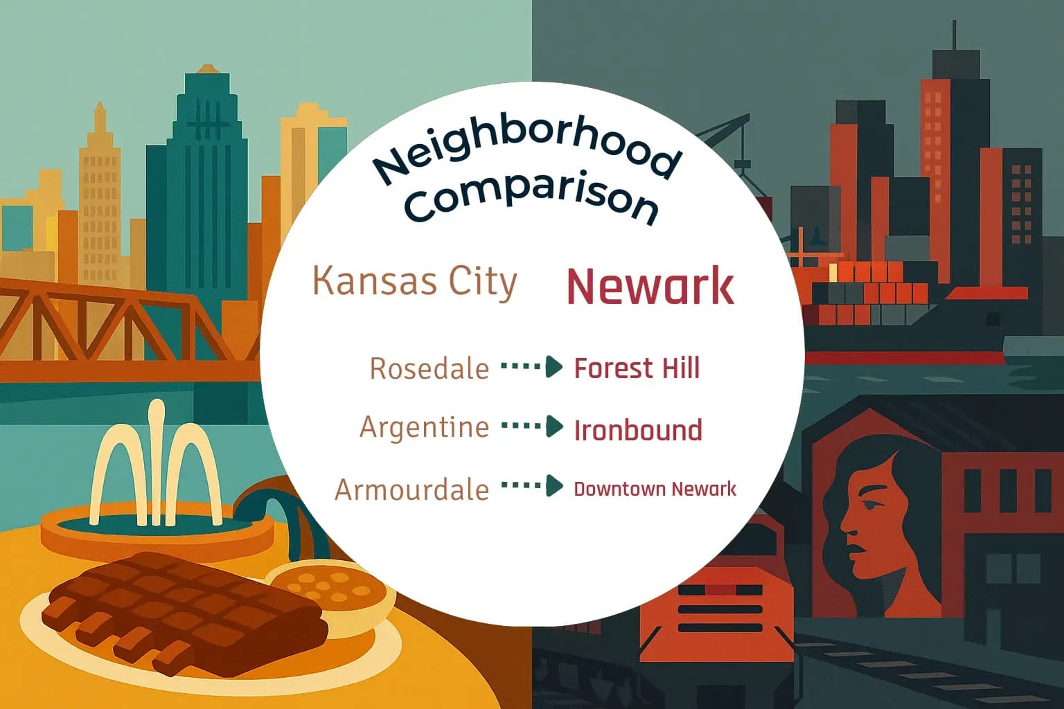 Kansas City vs Newark Neighborhood Comparison