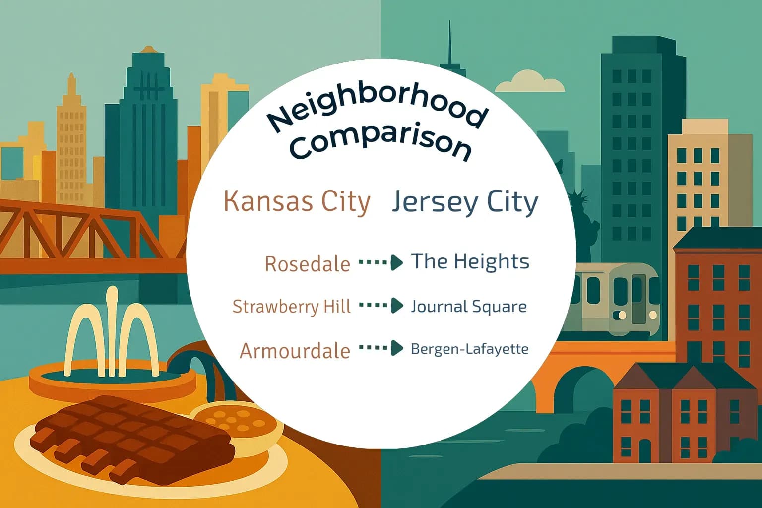 Kansas City vs Jersey City Neighborhood Comparison