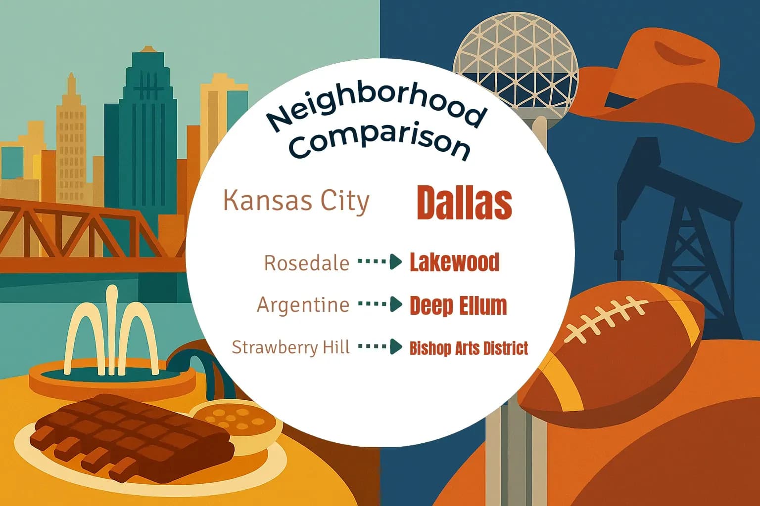 Kansas City vs Dallas Neighborhood Comparison