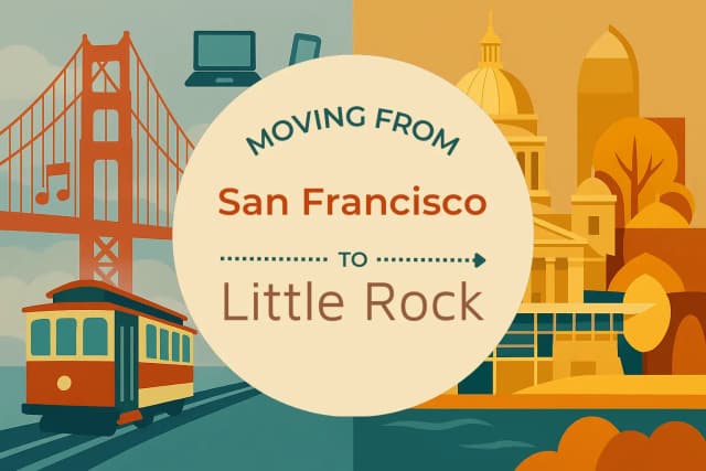 Moving from San Francisco to Little Rock