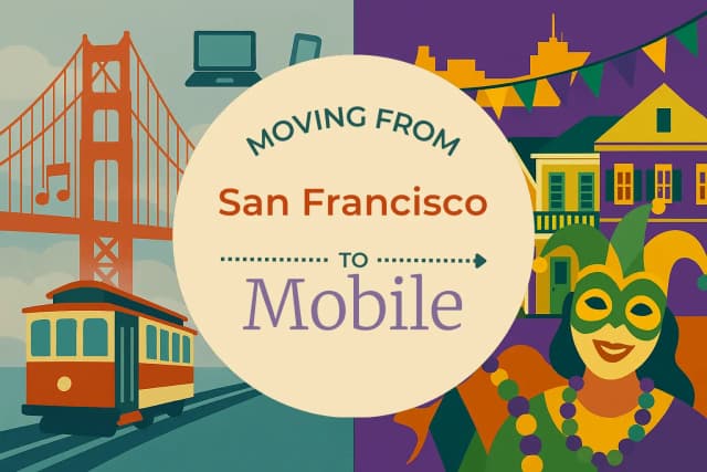 Moving from San Francisco to Mobile