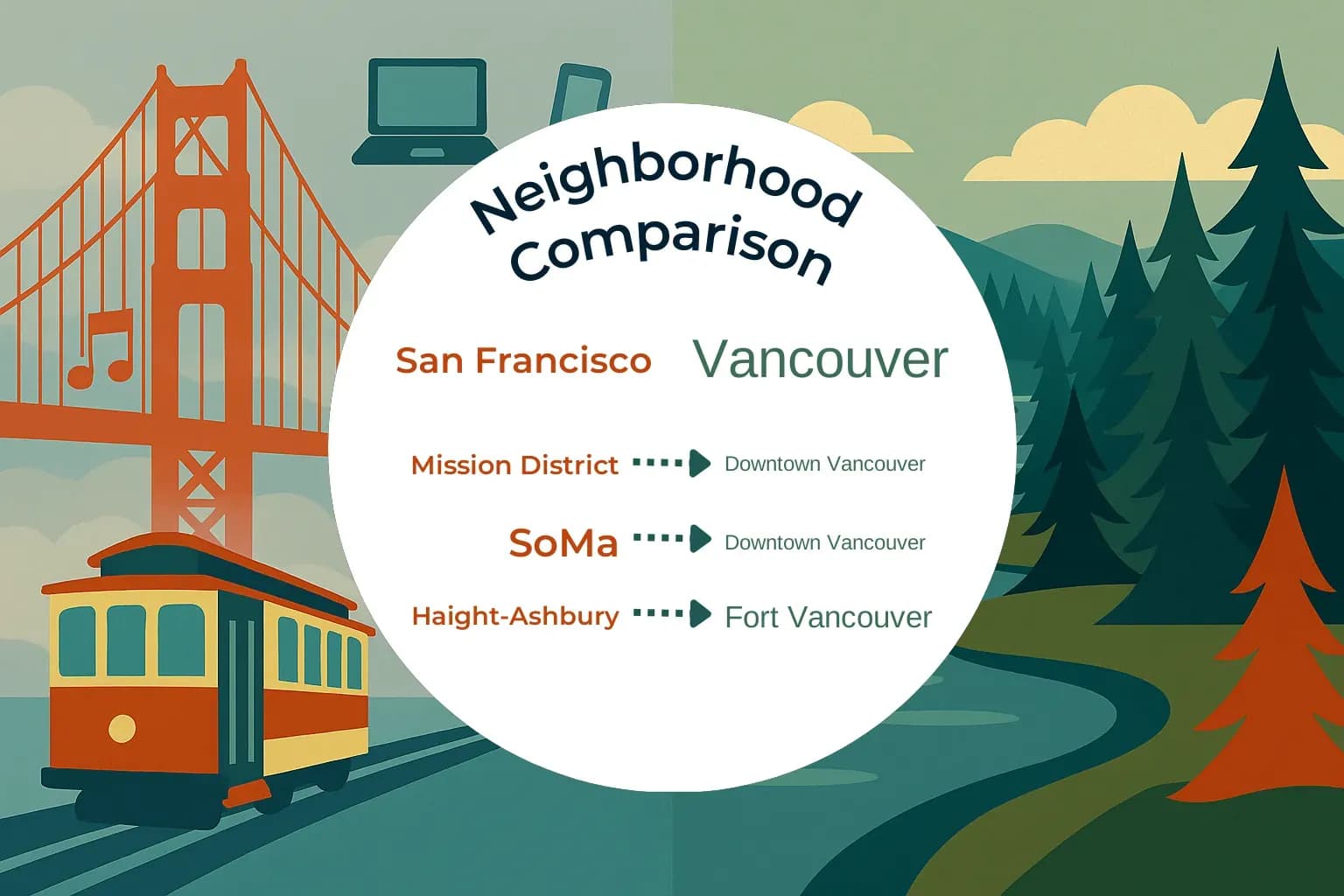 San Francisco vs Vancouver Neighborhood Comparison