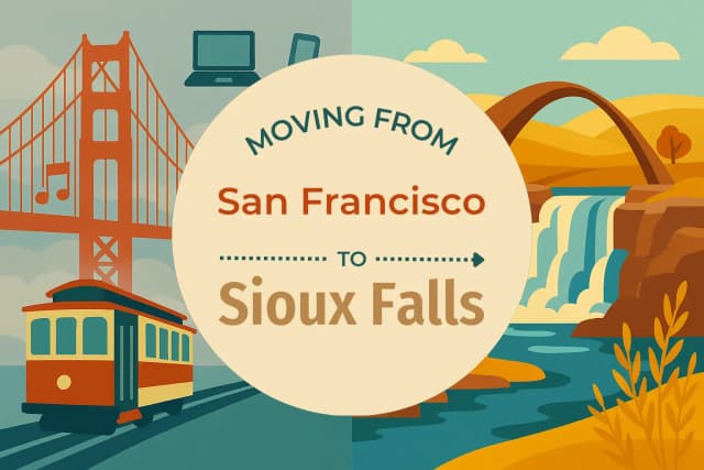 Moving from San Francisco to Sioux Falls