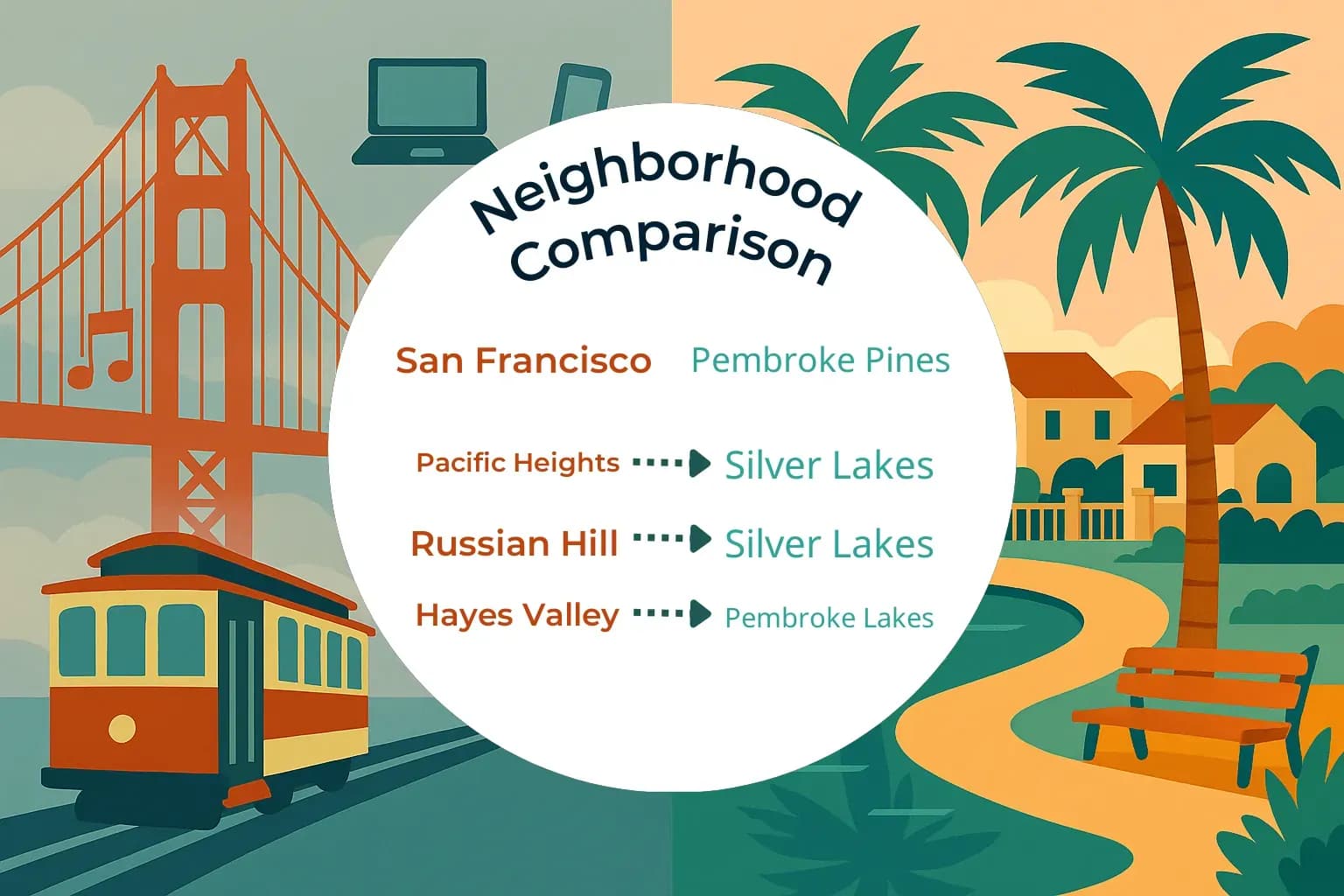 San Francisco vs Pembroke Pines Neighborhood Comparison