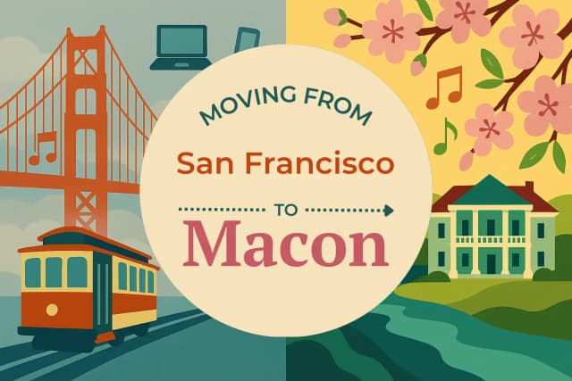 Moving from San Francisco to Macon