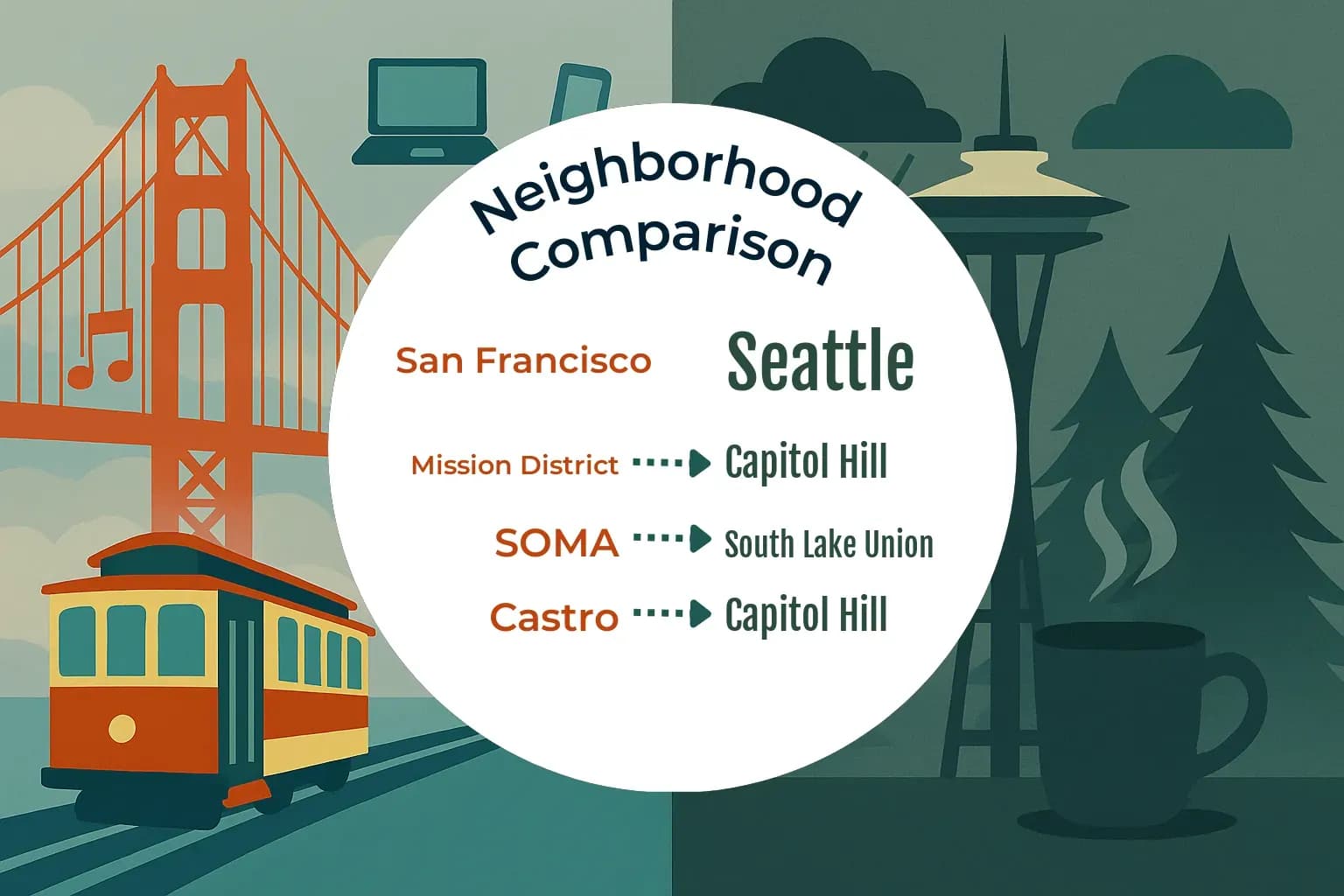 San Francisco vs Seattle Neighborhood Comparison