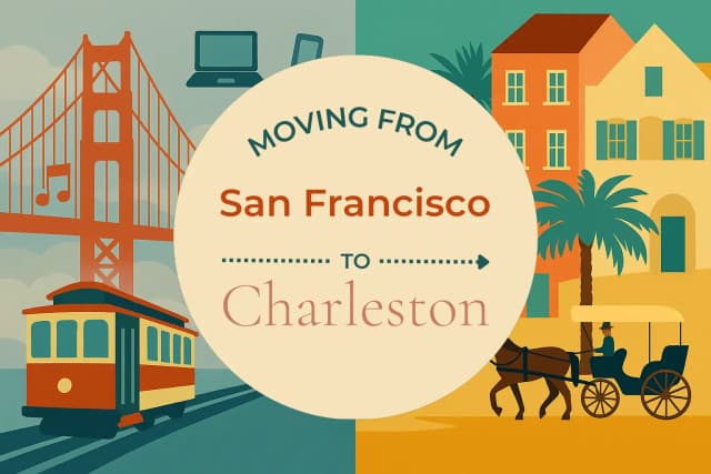 Moving from San Francisco to Charleston