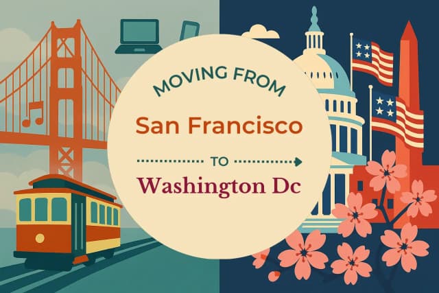 Moving from San Francisco to Washington DC
