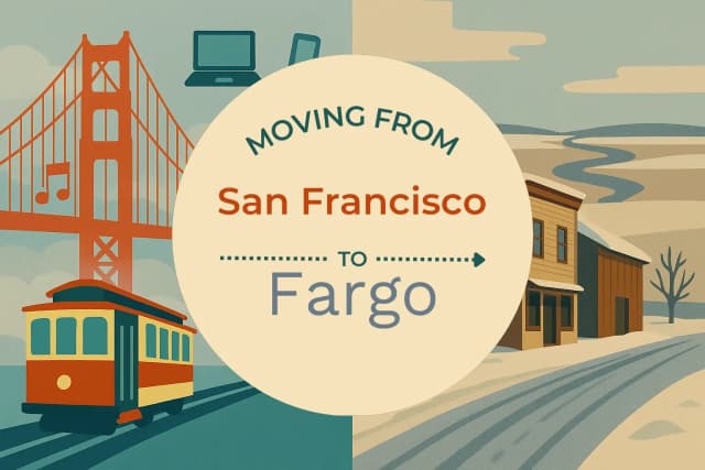 Moving from San Francisco to Fargo