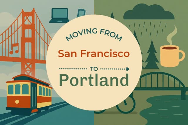 Moving from San Francisco to Portland