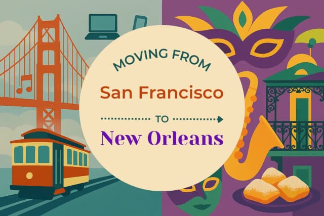 Moving from San Francisco to New Orleans