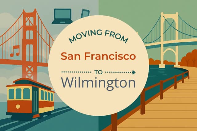 Moving from San Francisco to Wilmington
