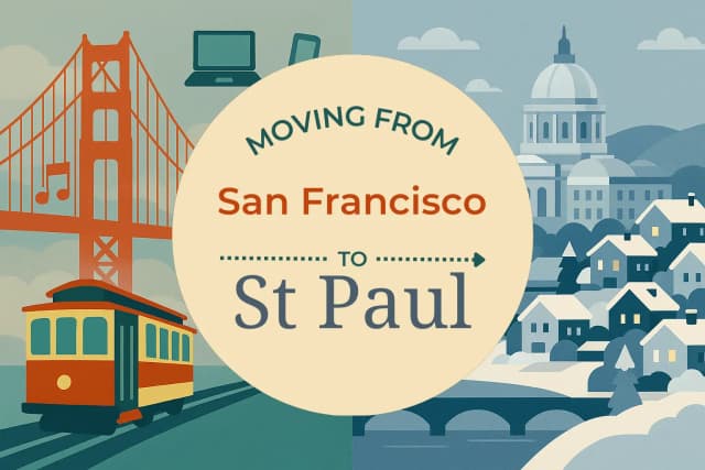 Moving from San Francisco to St. Paul