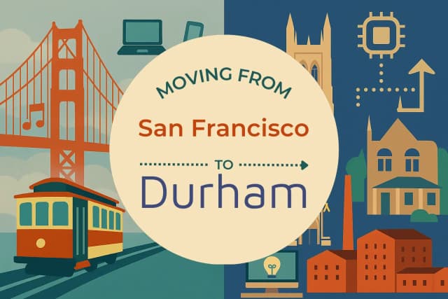 Moving from San Francisco to Durham