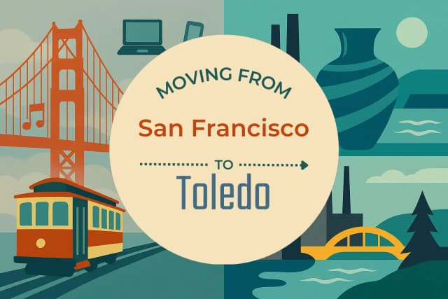 Moving from San Francisco to Toledo