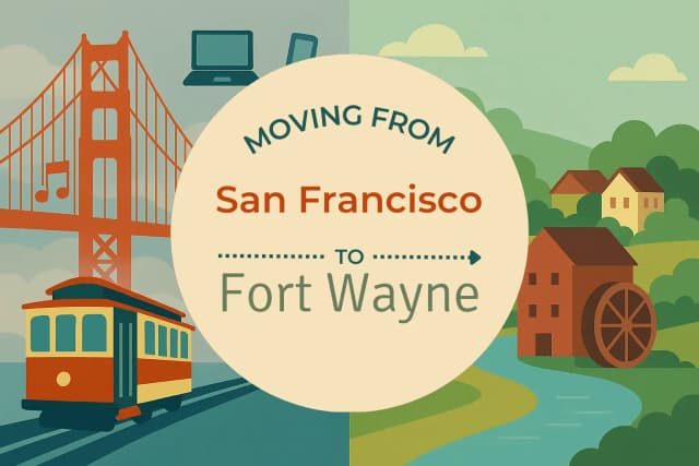 Moving from San Francisco to Fort Wayne