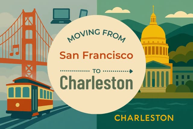 Moving from San Francisco to Charleston