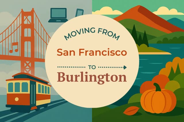 Moving from San Francisco to Burlington