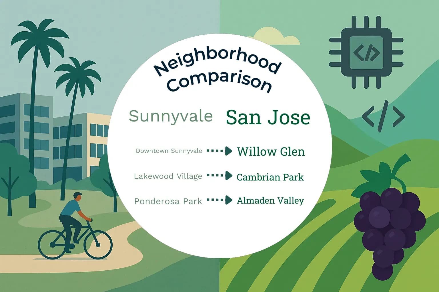 Sunnyvale vs San Jose Neighborhood Comparison