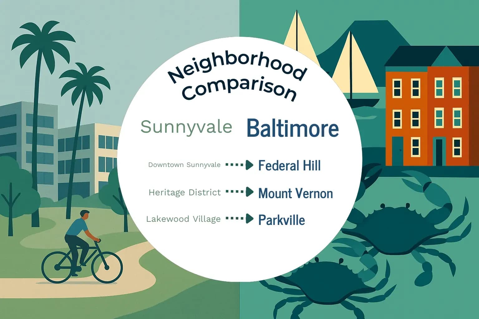 Sunnyvale vs Baltimore Neighborhood Comparison