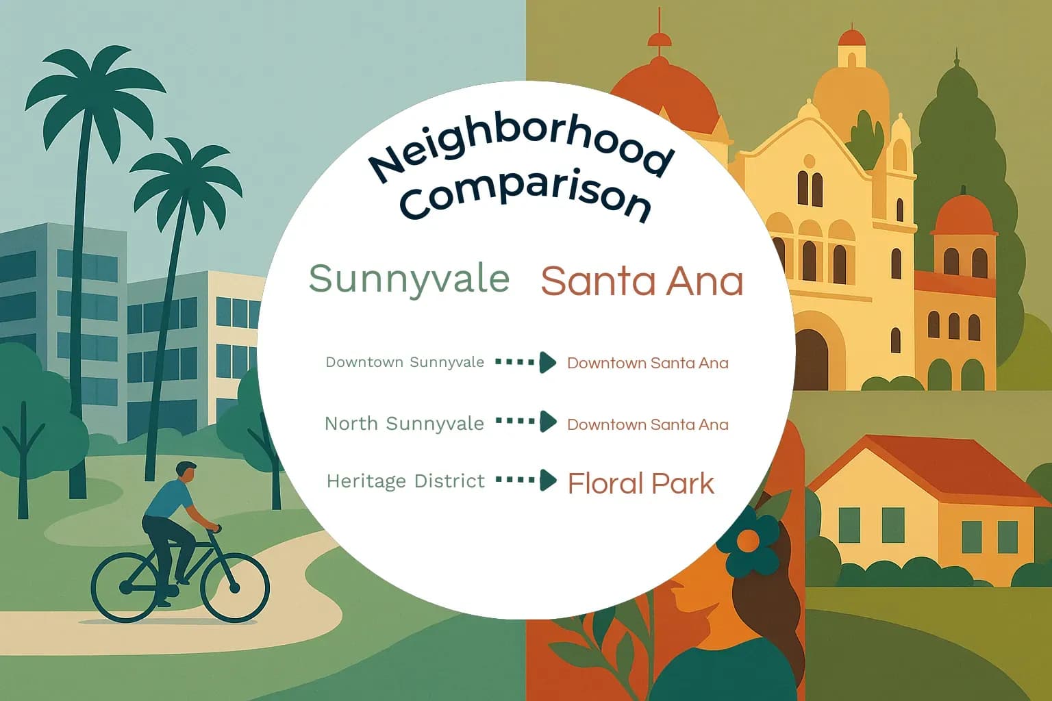 Sunnyvale vs Santa Ana Neighborhood Comparison