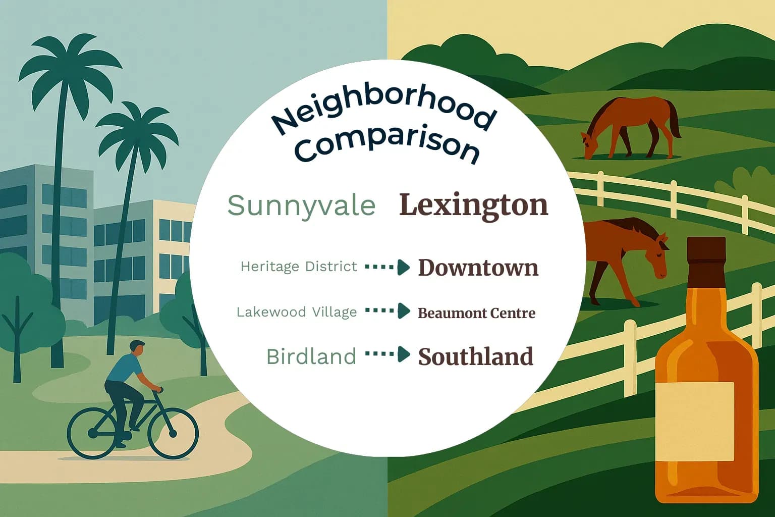 Sunnyvale vs Lexington Neighborhood Comparison