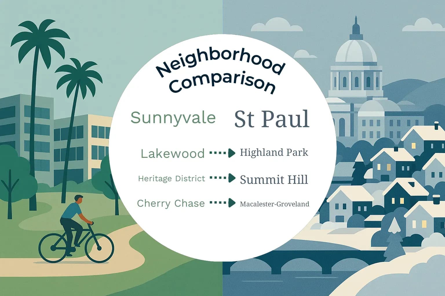 Sunnyvale vs St. Paul Neighborhood Comparison
