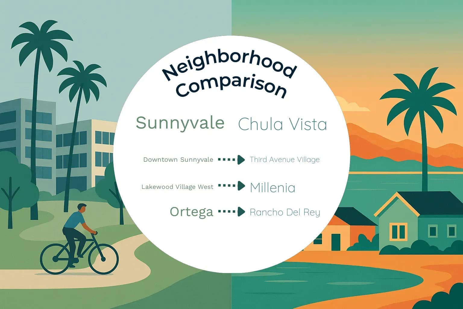 Sunnyvale vs Chula Vista Neighborhood Comparison