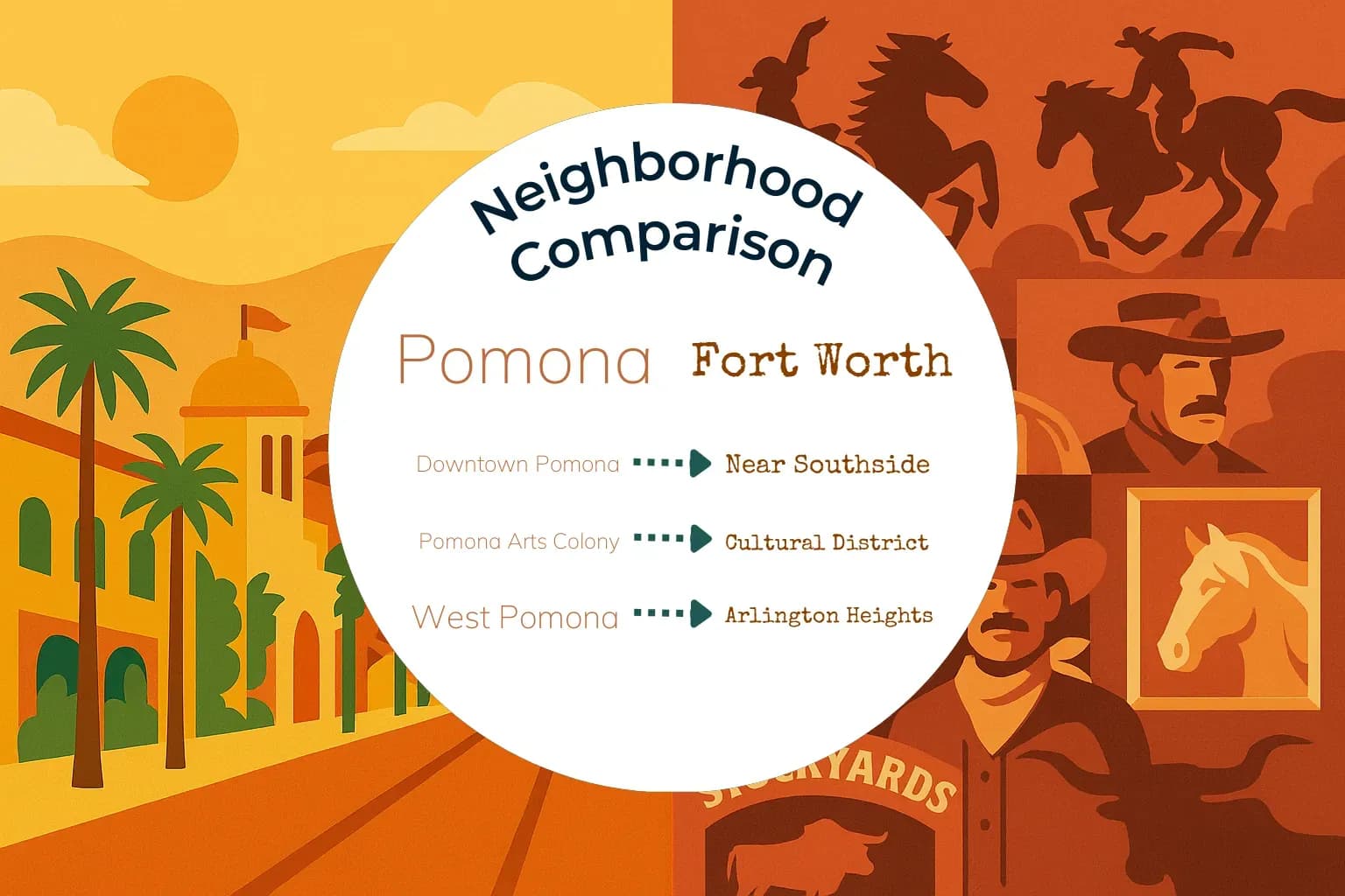 Pomona vs Fort Worth Neighborhood Comparison