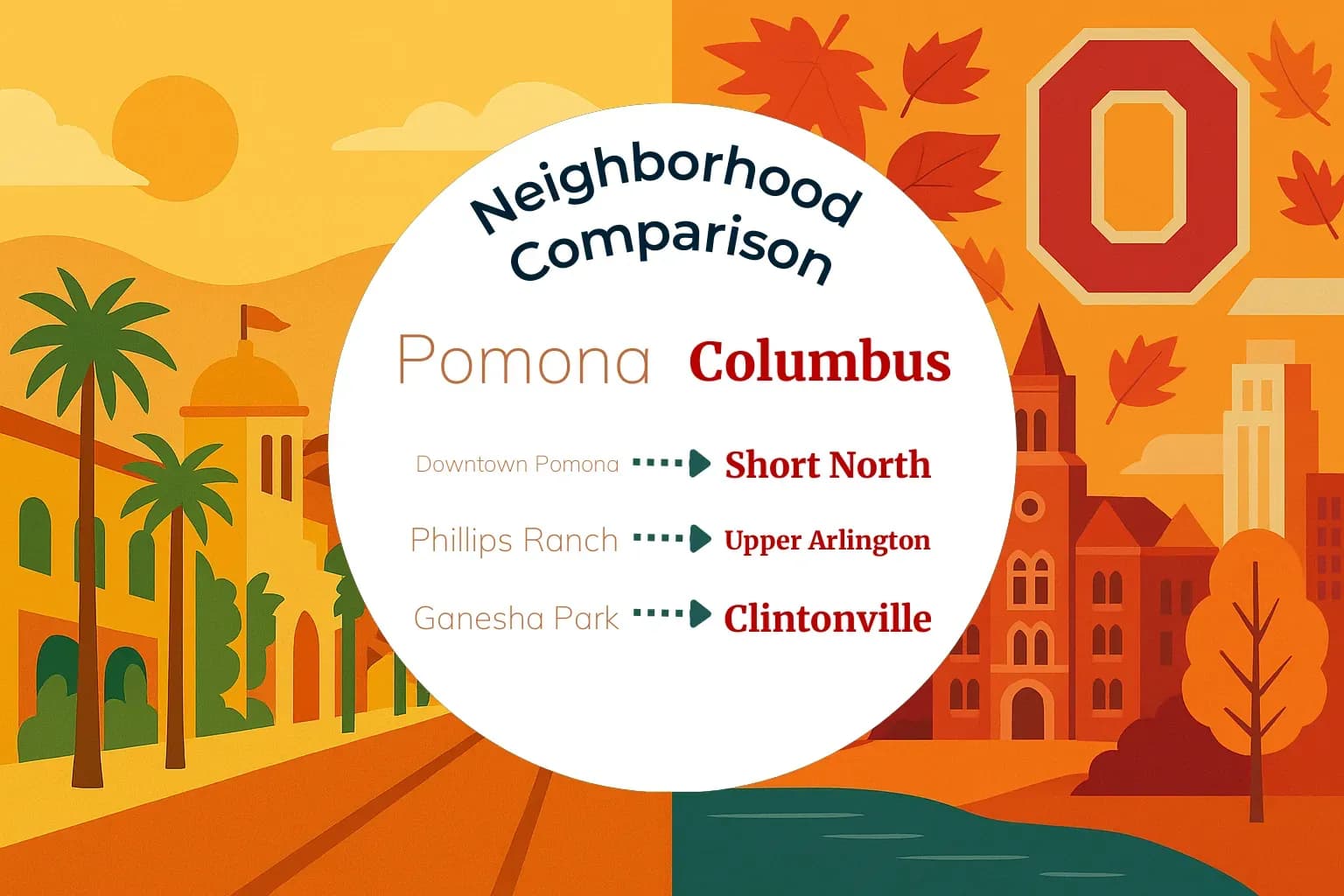 Pomona vs Columbus Neighborhood Comparison