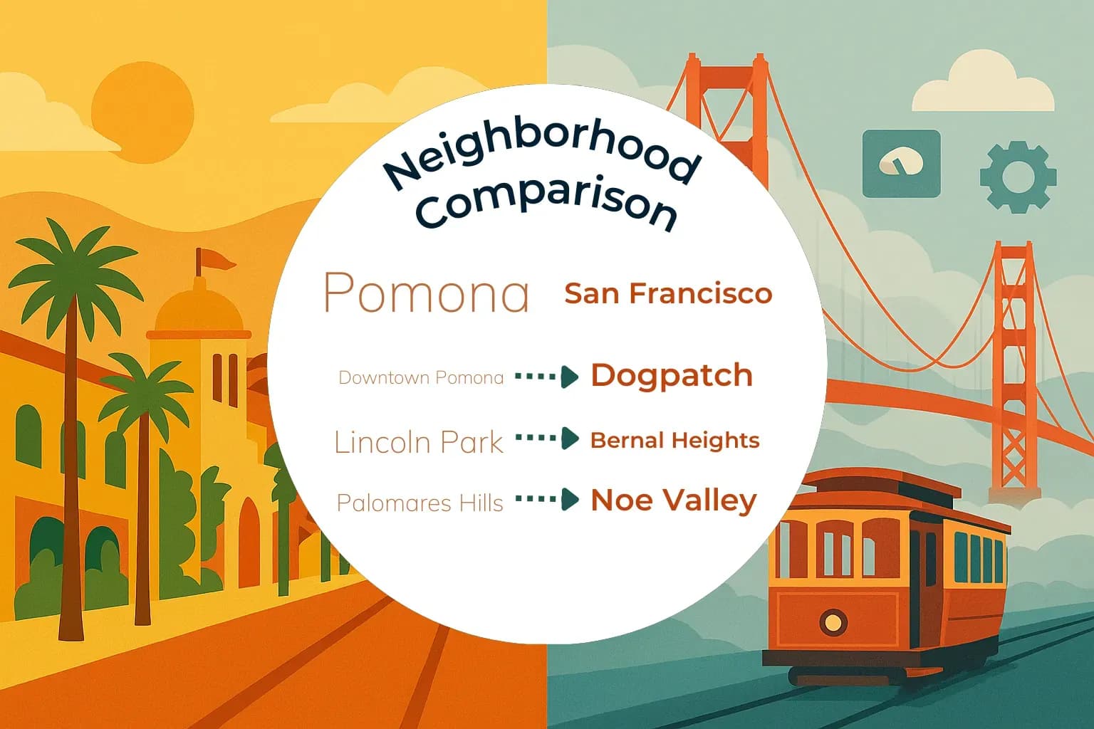 Pomona vs San Francisco Neighborhood Comparison