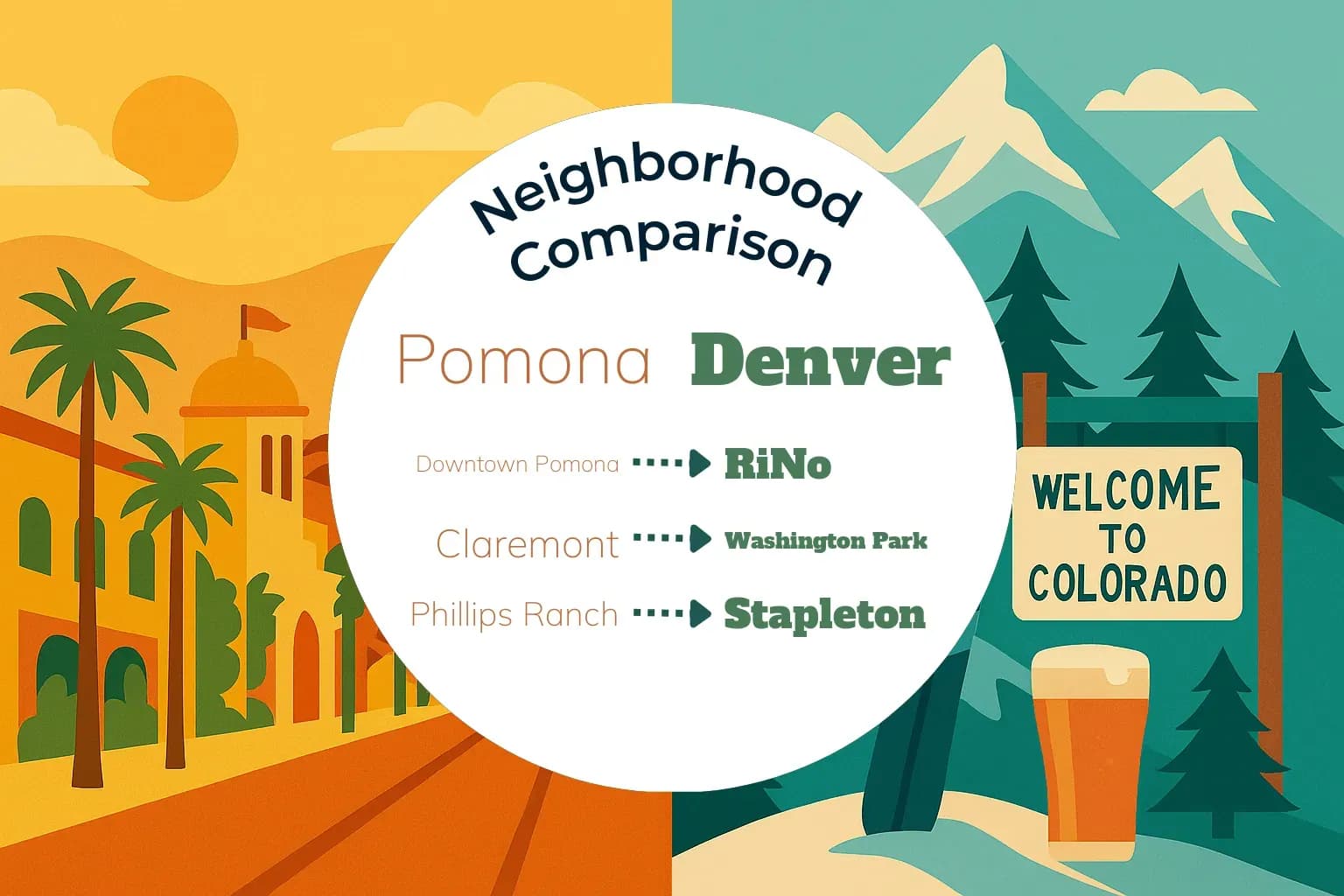 Pomona vs Denver Neighborhood Comparison