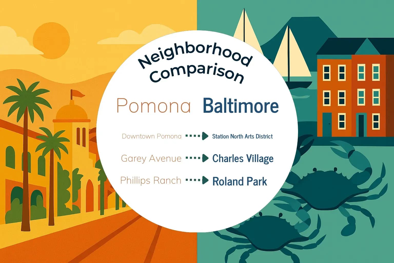 Pomona vs Baltimore Neighborhood Comparison