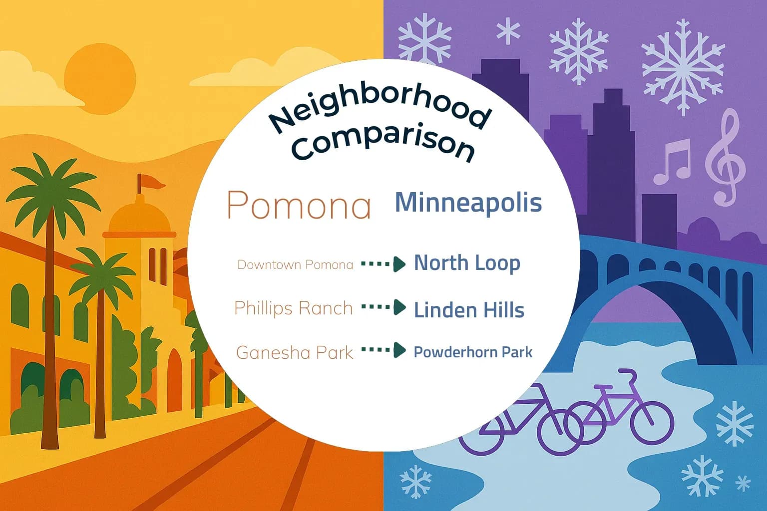 Pomona vs Minneapolis Neighborhood Comparison