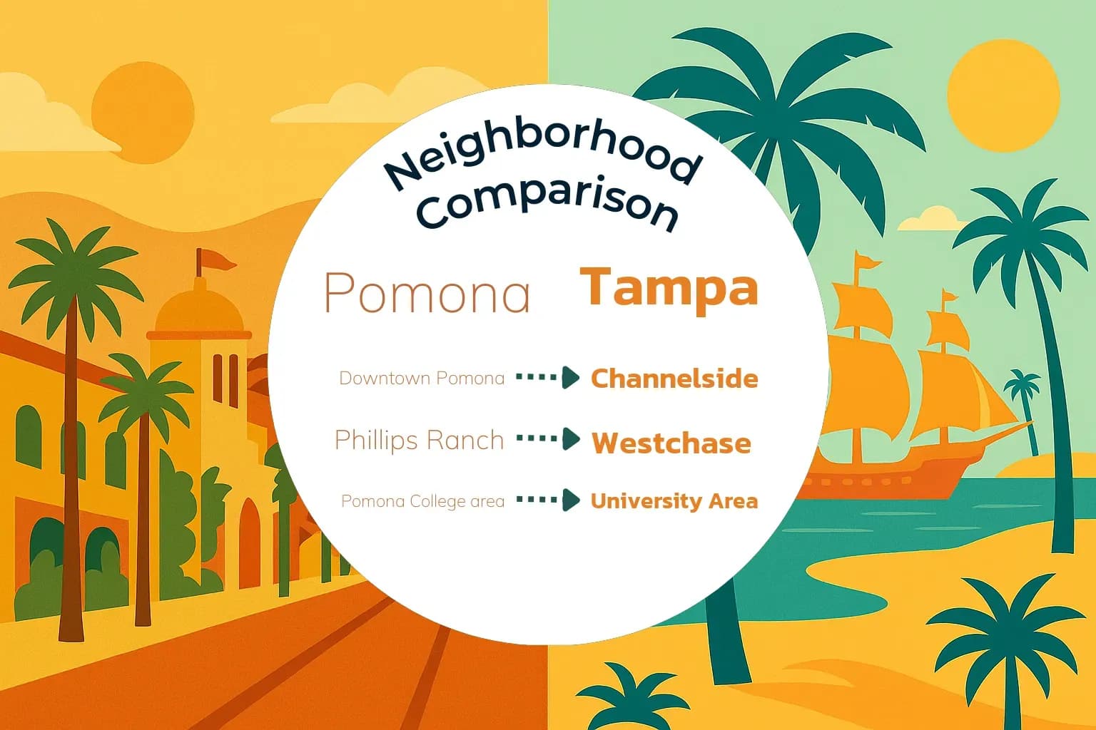 Pomona vs Tampa Neighborhood Comparison