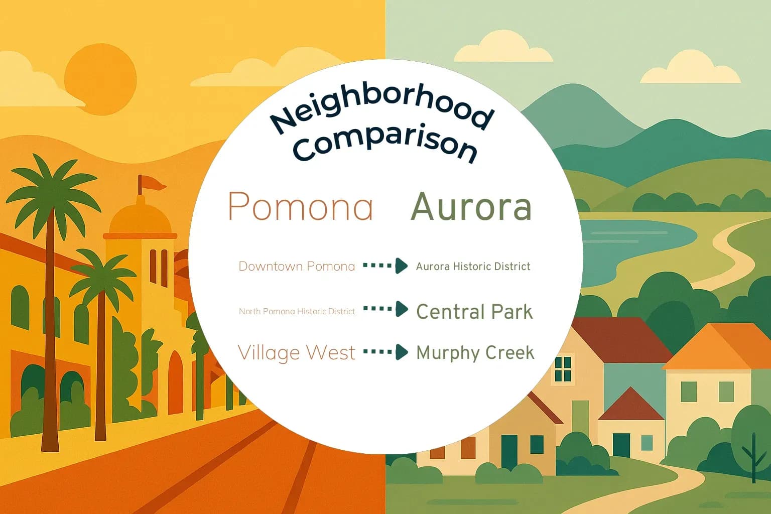 Pomona vs Aurora Neighborhood Comparison