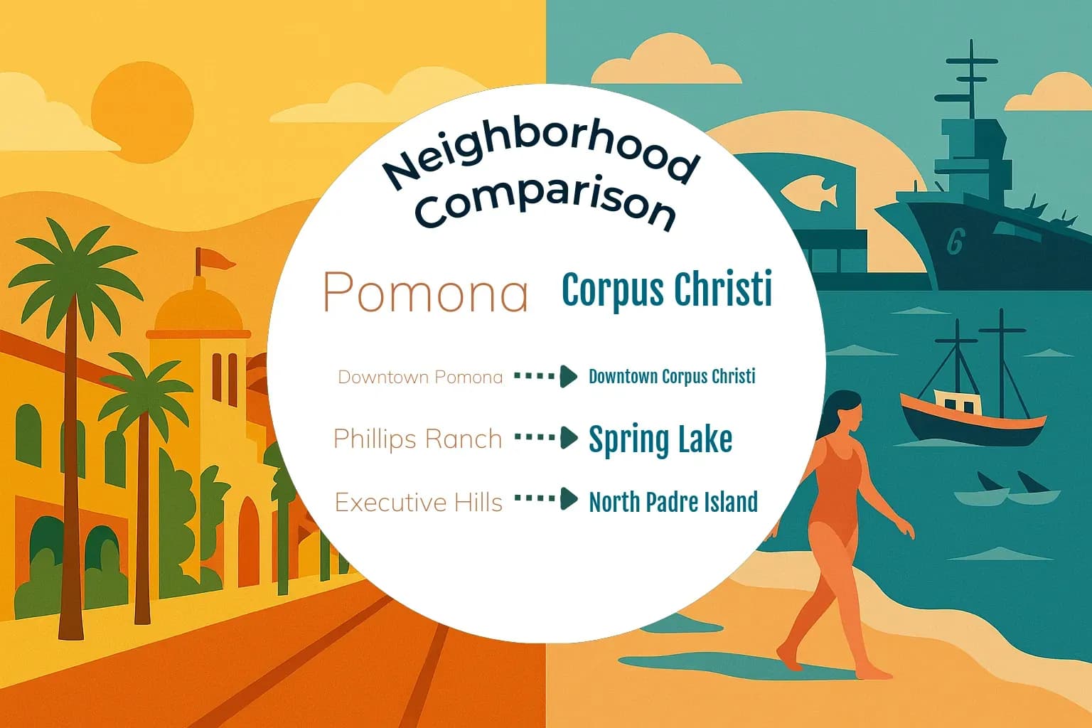 Pomona vs Corpus Christi Neighborhood Comparison