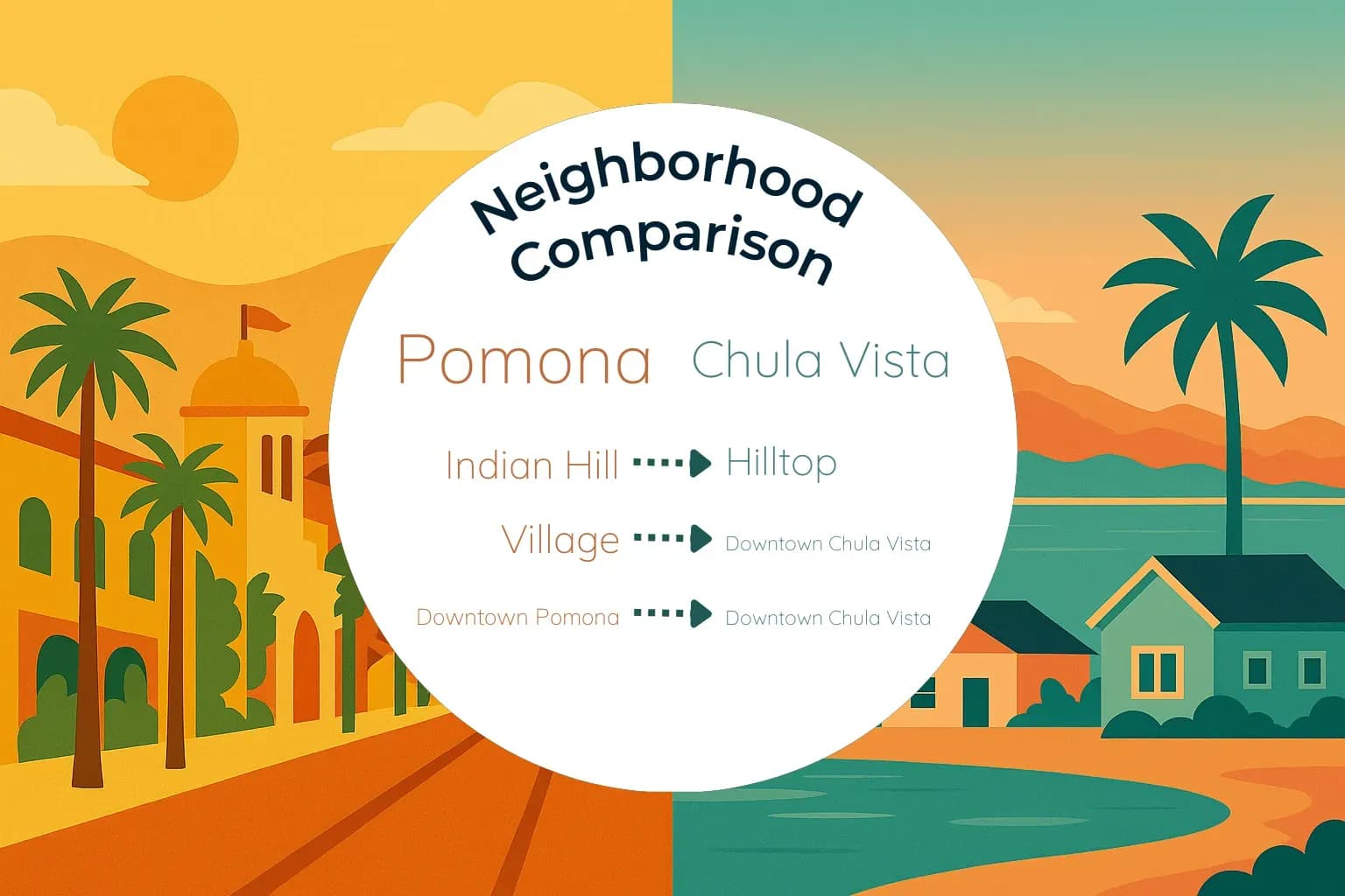 Pomona vs Chula Vista Neighborhood Comparison