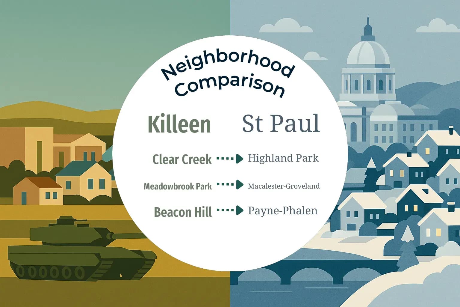 Killeen vs St. Paul Neighborhood Comparison