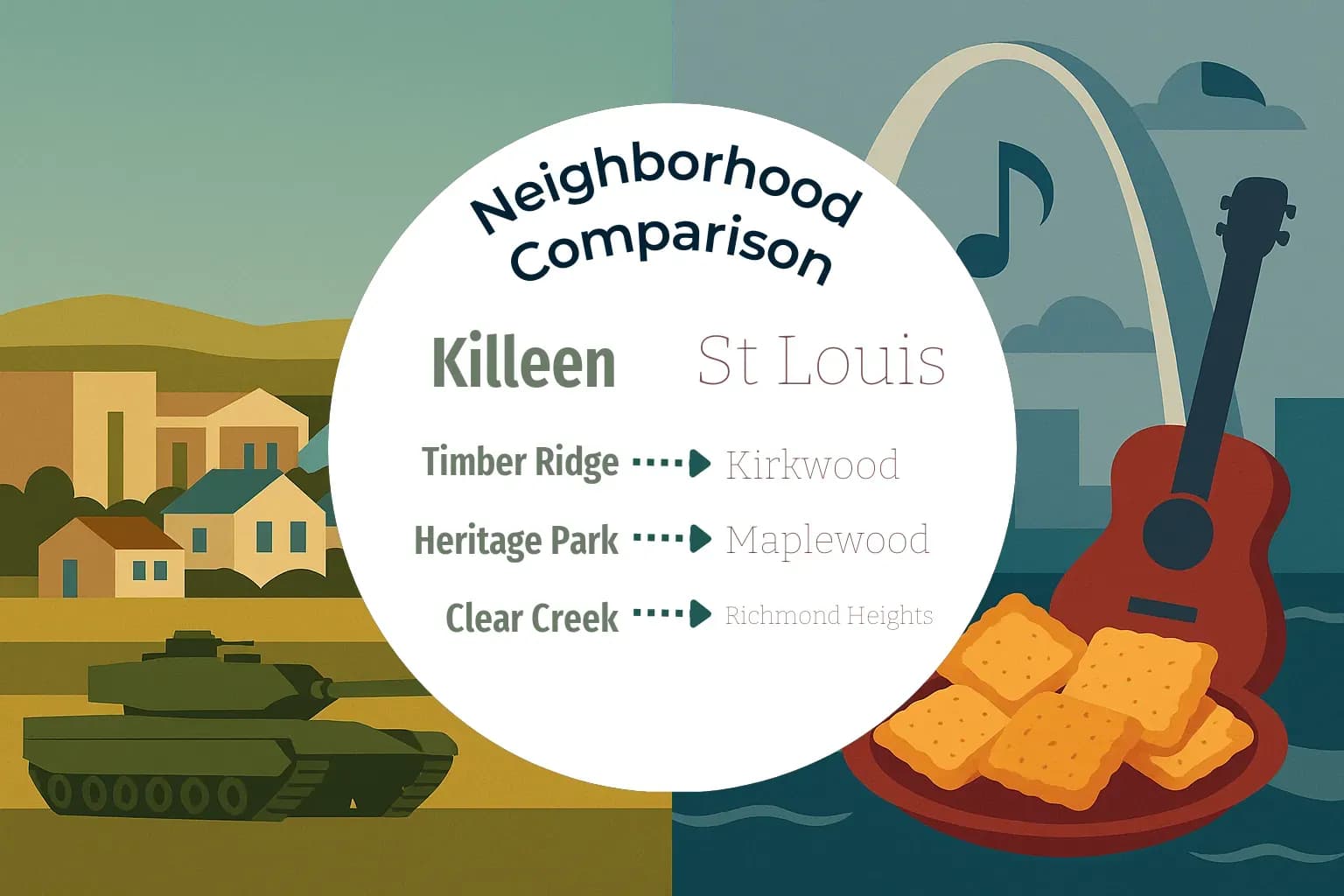 Killeen vs St. Louis Neighborhood Comparison