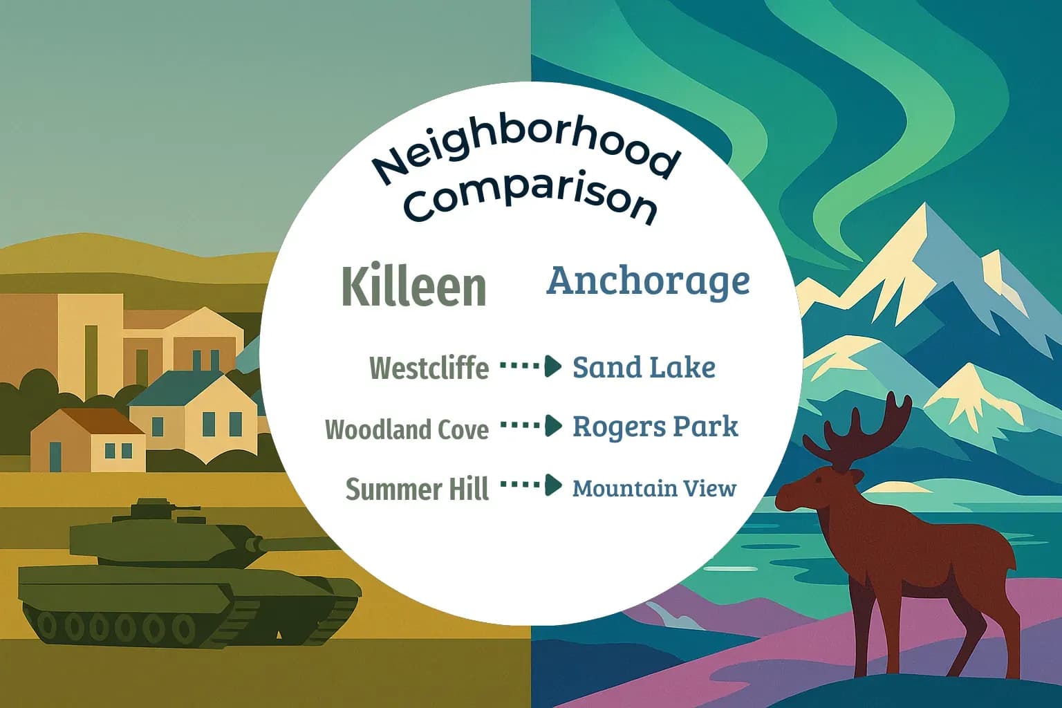 Killeen vs Anchorage Neighborhood Comparison