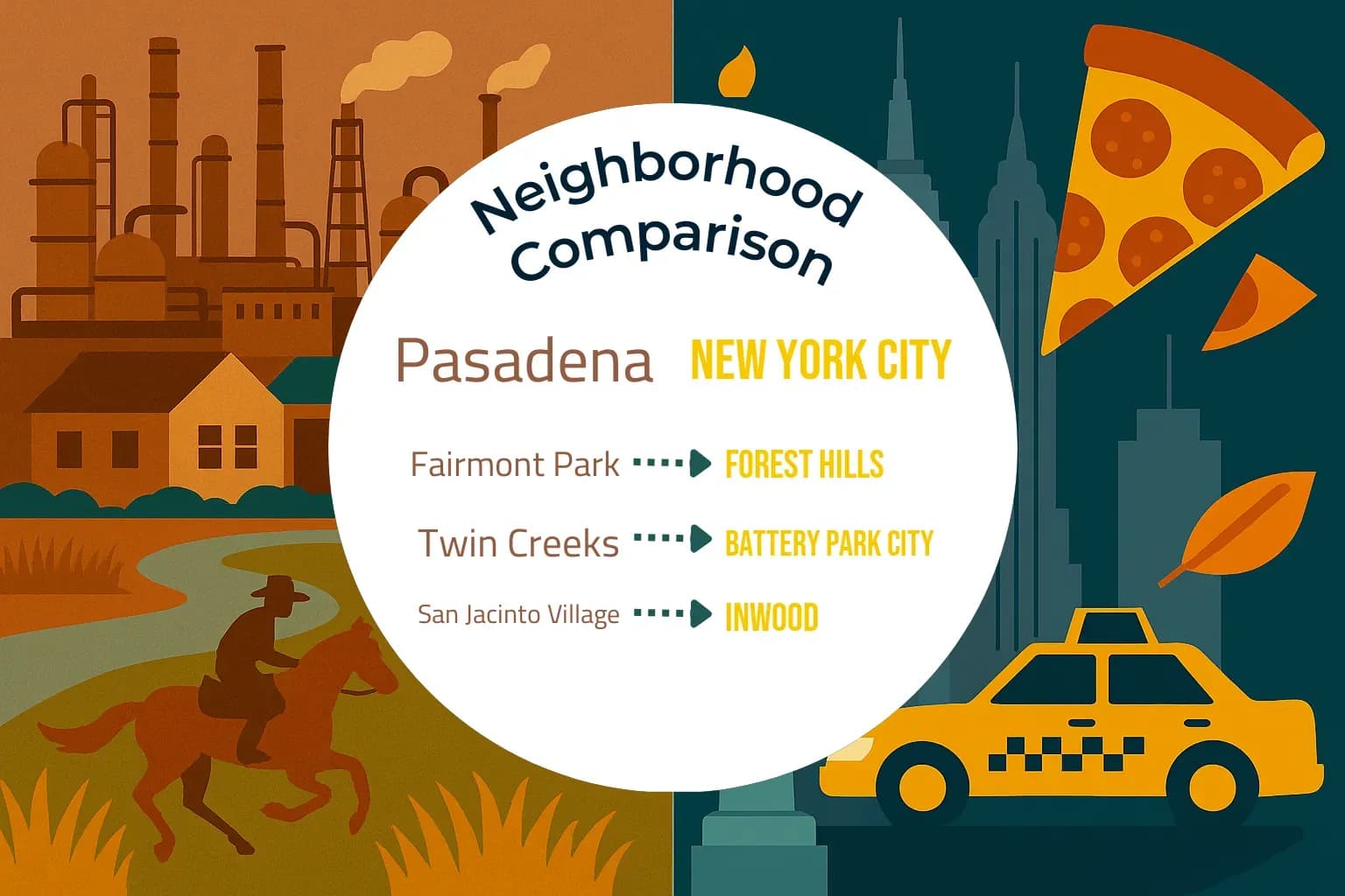 Pasadena vs New York City Neighborhood Comparison
