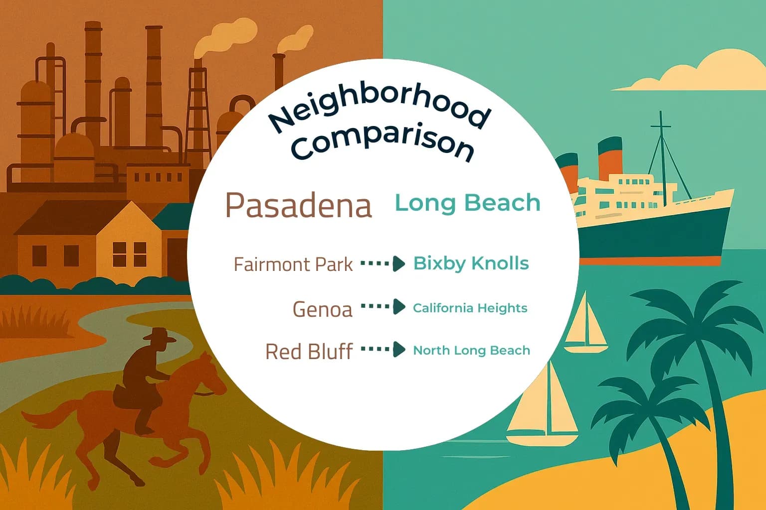 Pasadena vs Long Beach Neighborhood Comparison